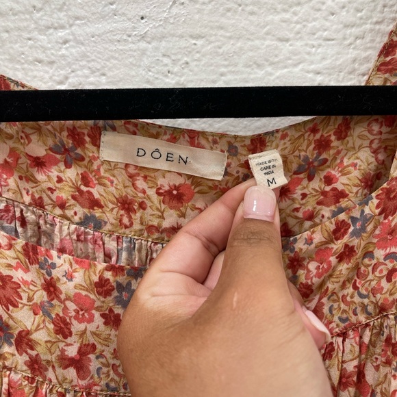 Doen Sonnet Dress Pink Valley Floral Women - Picture 3 of 6